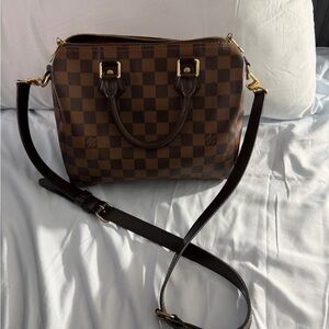 Speedy 25 Damier ebene bandouliere